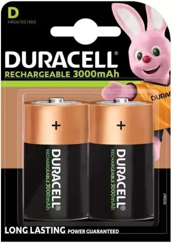 Duracell Rechargeable D Batteries