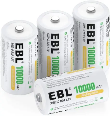 EBL D Rechargeable Batteries