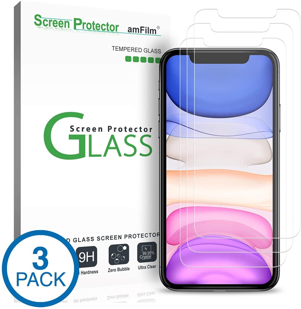amFilm screen protector 3pack