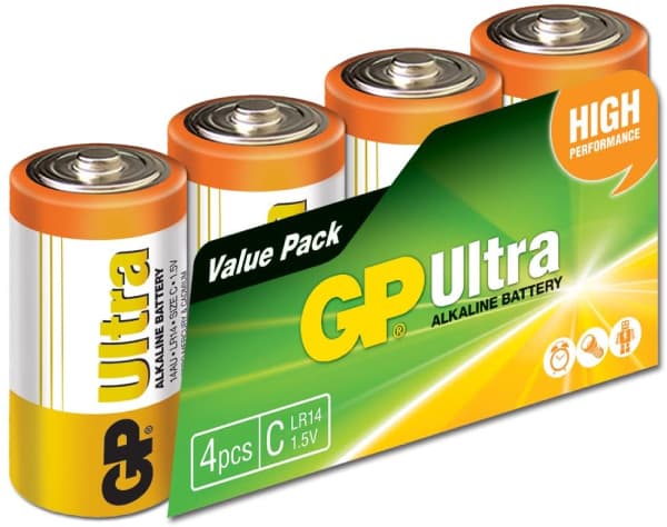GP Batteries Ultra Alkaline C batteries