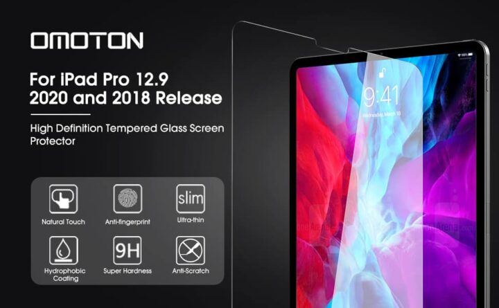 OMOTON iPad Pro 12.9 screen protector/screen guard
