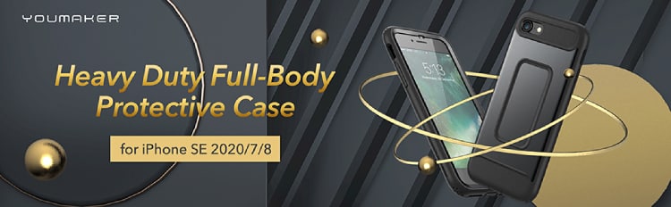 YOUMAKER iPhone SE 2020 360 Case 