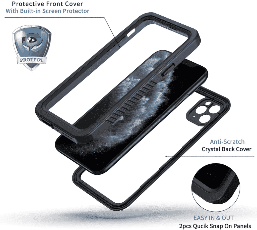 Lanhiem iPhone 11 Pro Waterproof Case/cover