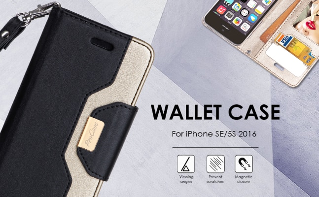 Procase iPhone 5s wallet case/cover