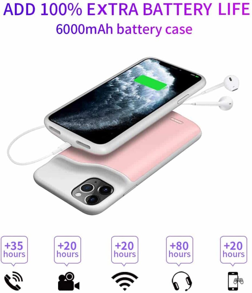iPhone 11 Pro Max Battery/Charging Case/Cover