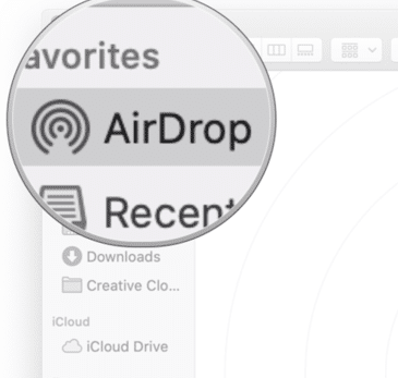 Adjust AirDrop