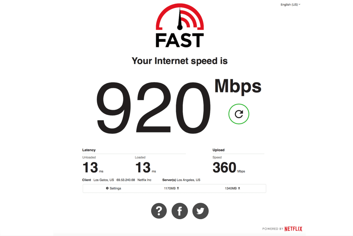 Most Realiable and Accurate Speed Test Site