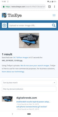 reverse image search on IOS