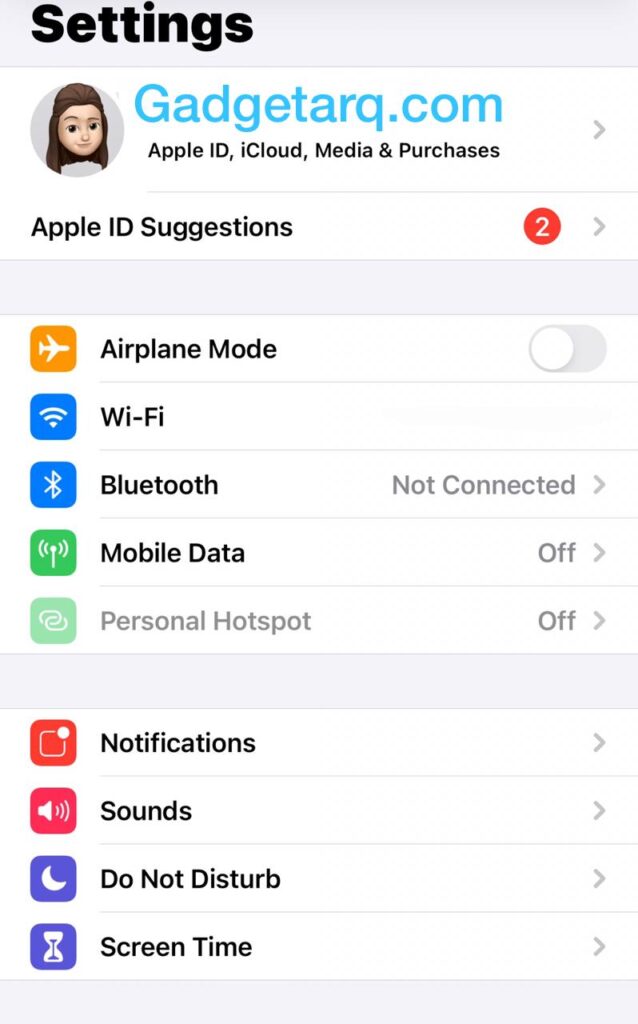 change Apple ID/switch Apple IDs