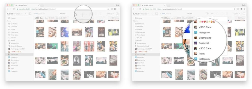 add a photo or a video to an album in Photos