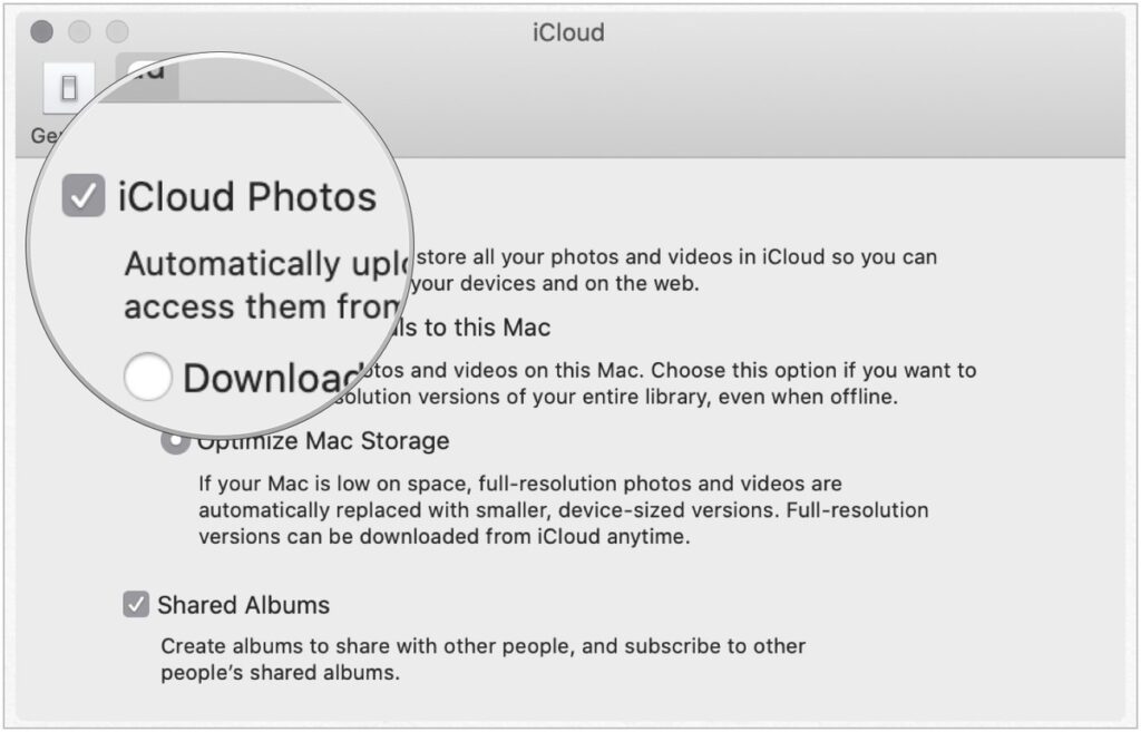How to set up and use iCloud Photo Library in MAC?