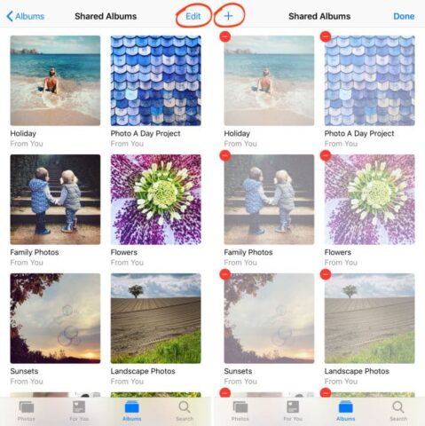 Create A Shared Album on iCloud Family Sharing