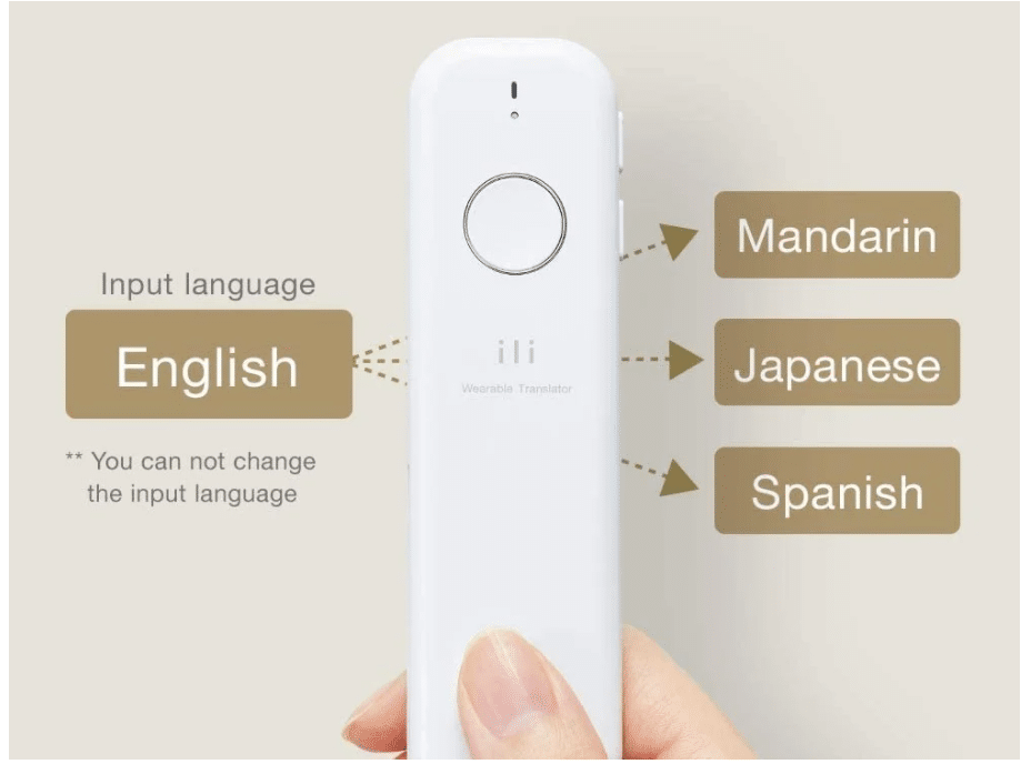 Offline Language Translation Device: ili Instant Offline Translator