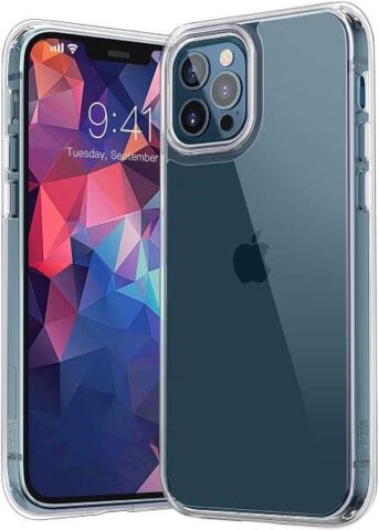 YOUMAKER Compatible with iPhone 12 Pro Max Clear Case