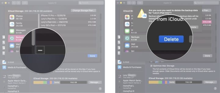 How to delete old iCloud backups Clear some iCloud space