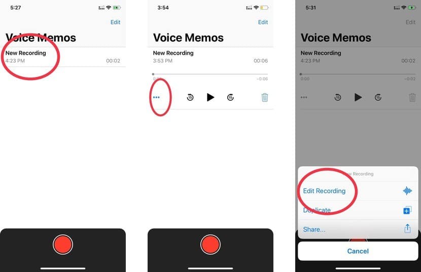 Voice Memos