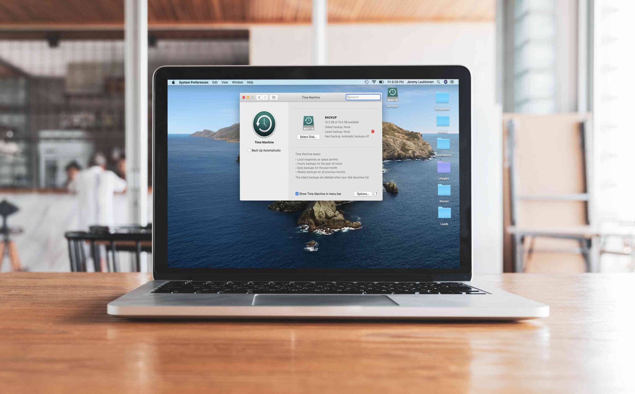 How to backup Mac with Time Machine?