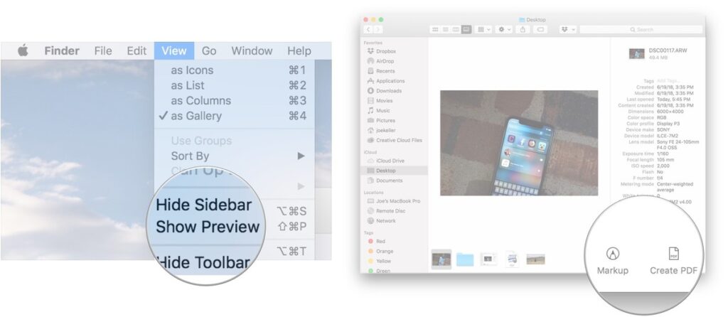 use Quick Actions in Finder-  use Finder on your Mac