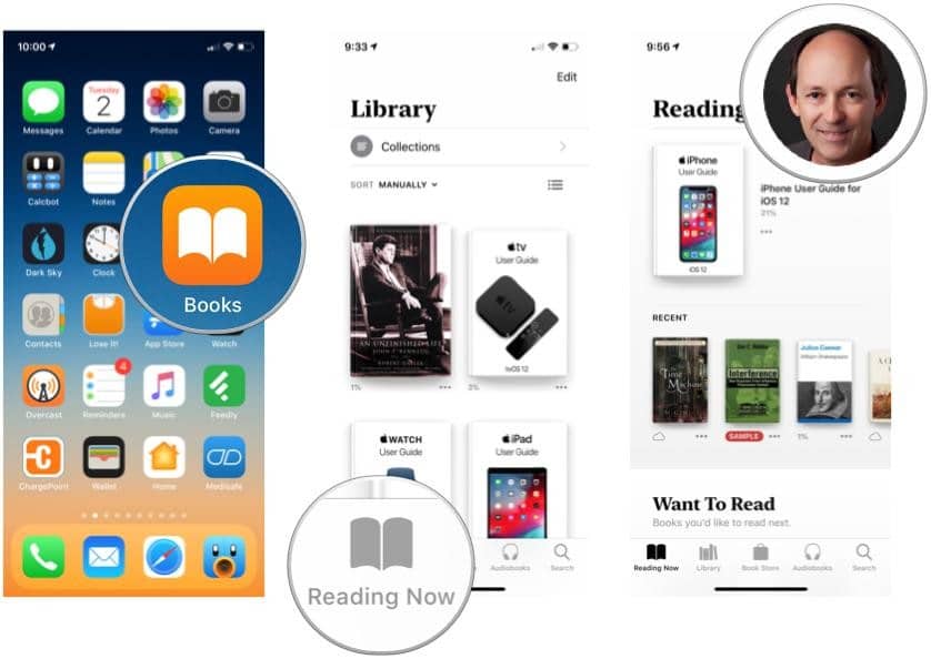 Share a book through iCloud Family Sharing