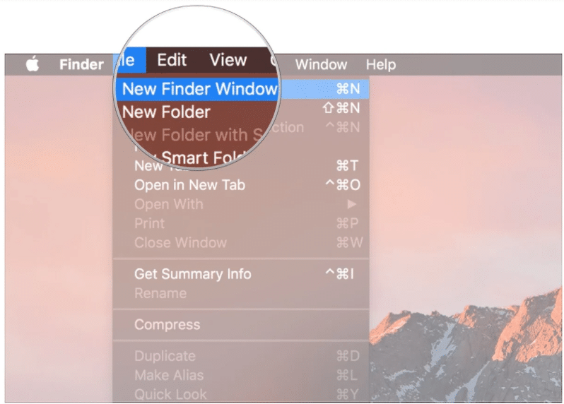 How to open a Finder window?