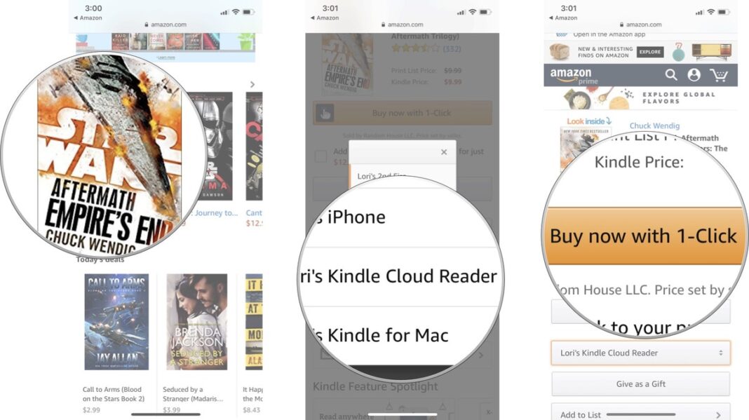 Purchase books Kindle and download books for iPhone, iPadQuick Guide!