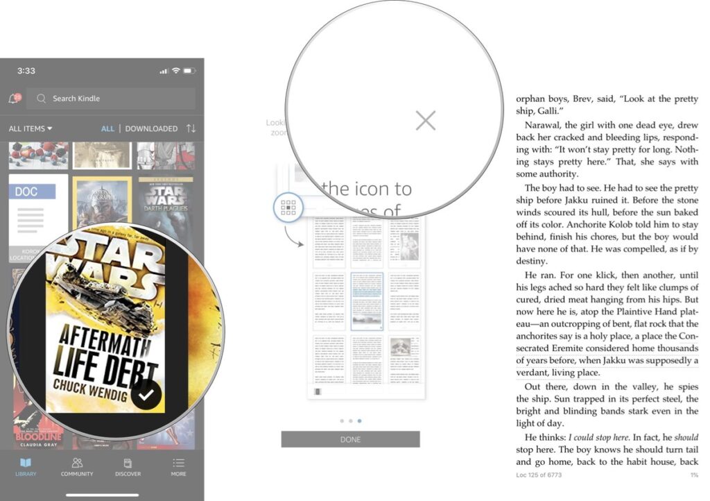 Download your Kindle Library books in the Kindle app