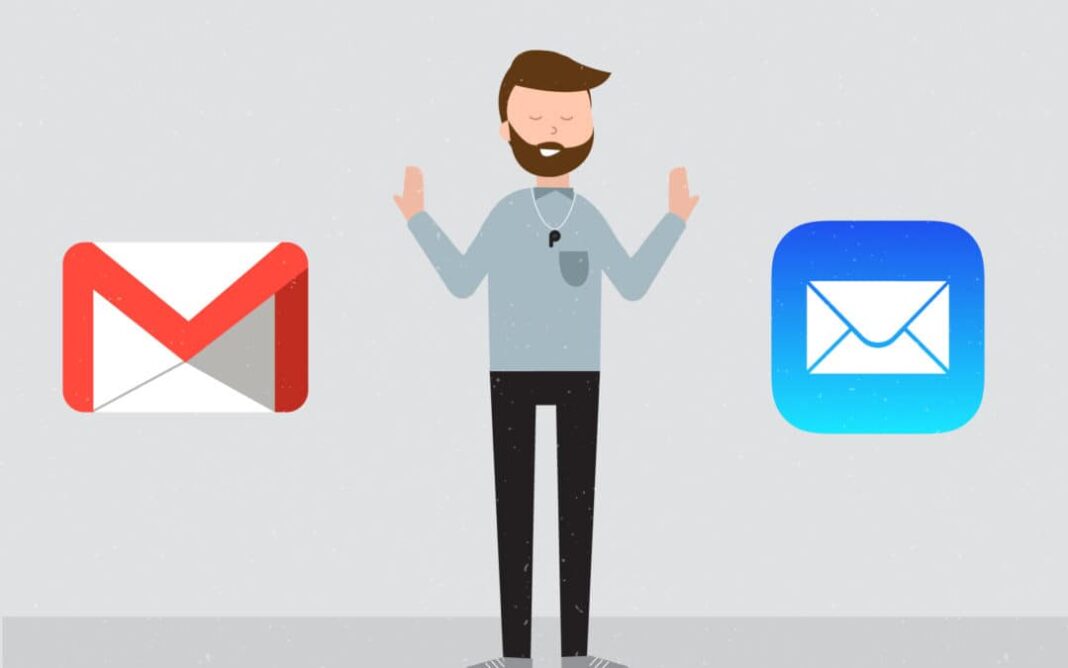 what is the difference between mail and gmail on iphone