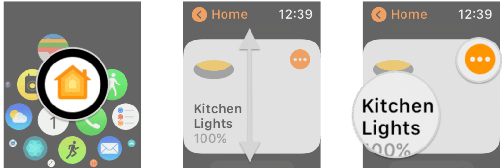 control HomeKit lighting on Apple Watch