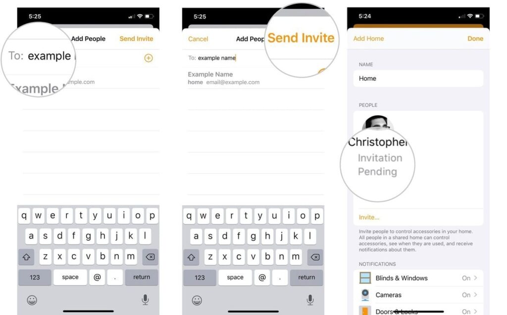 invite people to your HomeKit home on iOS and iPadOS