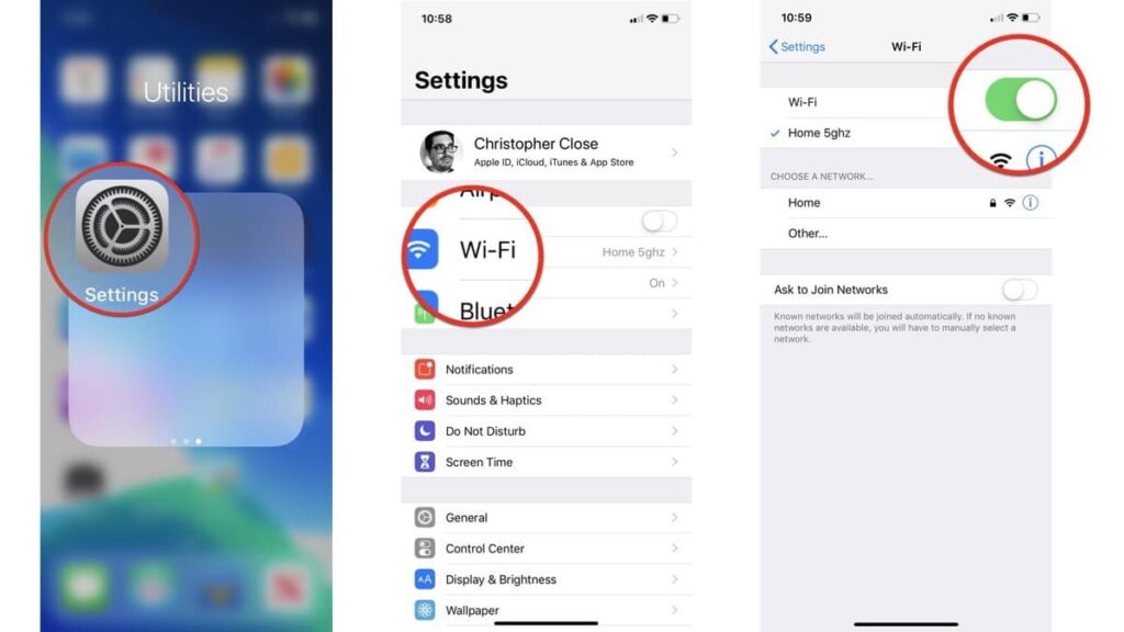 Turn on Bluetooth and Wi-Fi to troubleshoot your Homekit accessories problems