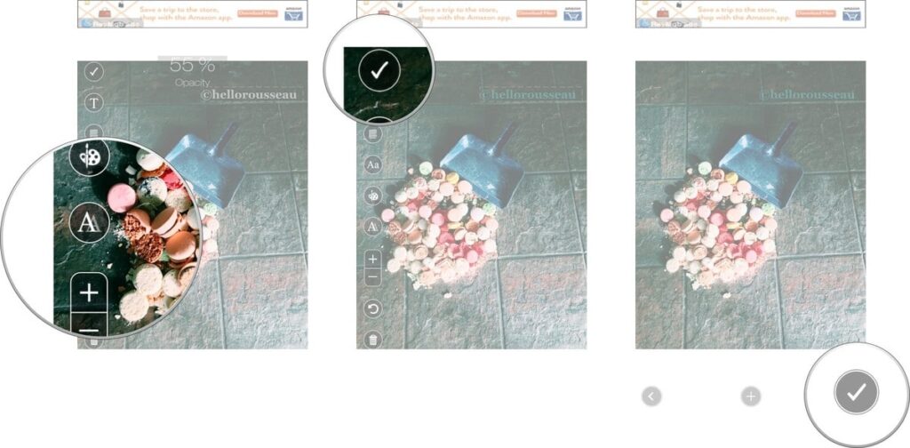 add watermarks to photos on eZy Watermark lite