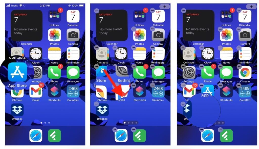 rearrange your apps on iPhone and iPad