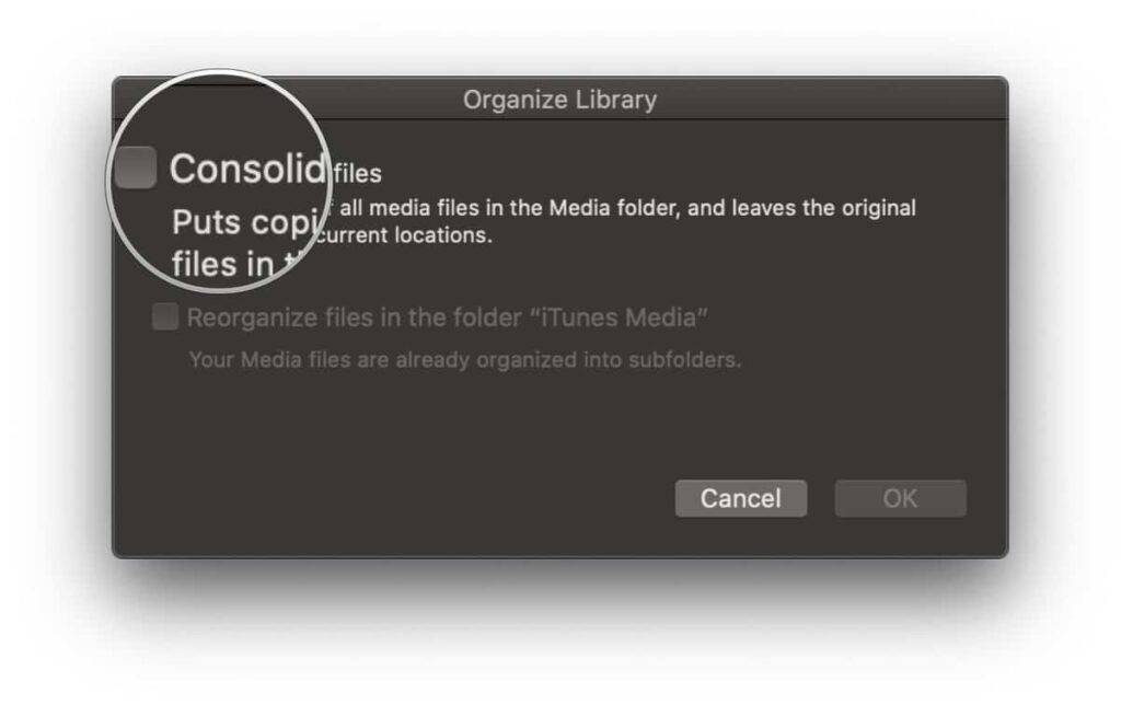 Consolidate your library