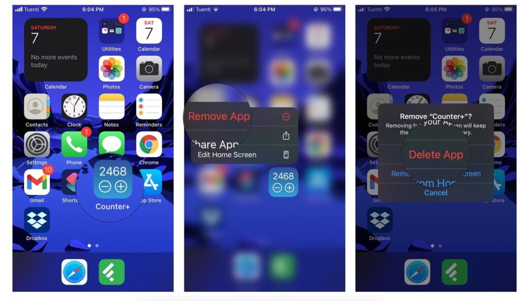 delete apps from your Home screen- rearrange your apps on iPhone and iPad