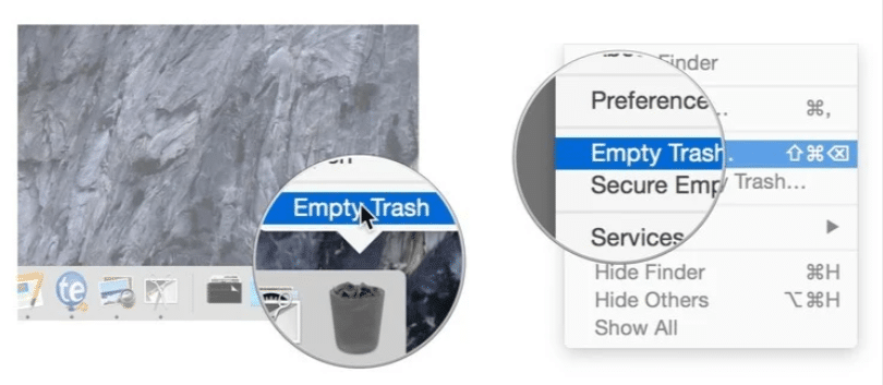 How to empty the Mac's trash and securely delete your files?