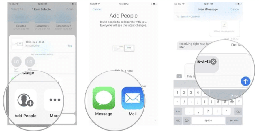 How to share a document using the Files app and iCloud Drive on iPhone, iPad, and Mac?