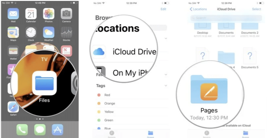 How to share a document using the Files app and iCloud Drive on iPhone, iPad, and Mac?