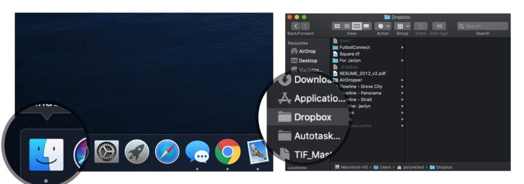 move files from dropbox to iCloud drive on mac