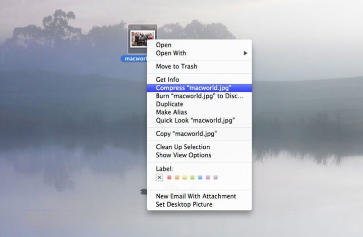 How to compress a file on your Mac?