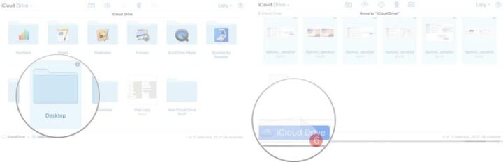 Manually create folders in iCloud drive