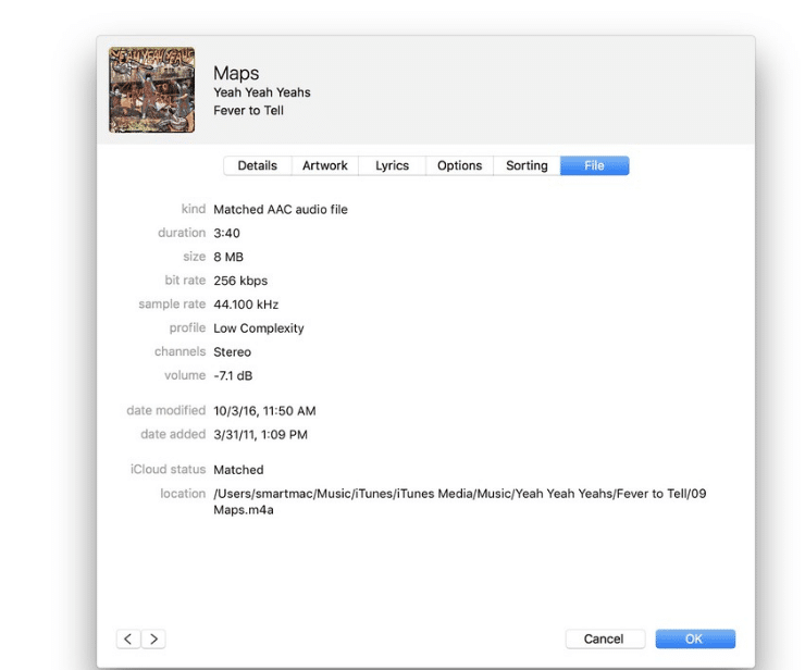 Check if your iCloud song status is uploaded, matched, purchased, or Apple Music DRM-laden!