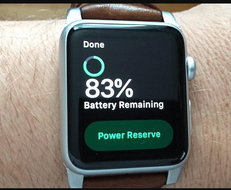How to fix Apple Watch battery life Power Reserve