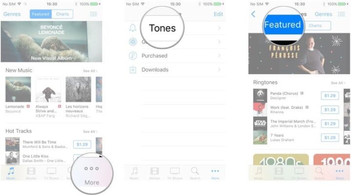 How to download music, movies, TV shows, and ringtone from the iTunes Store on iPhone and iPad?