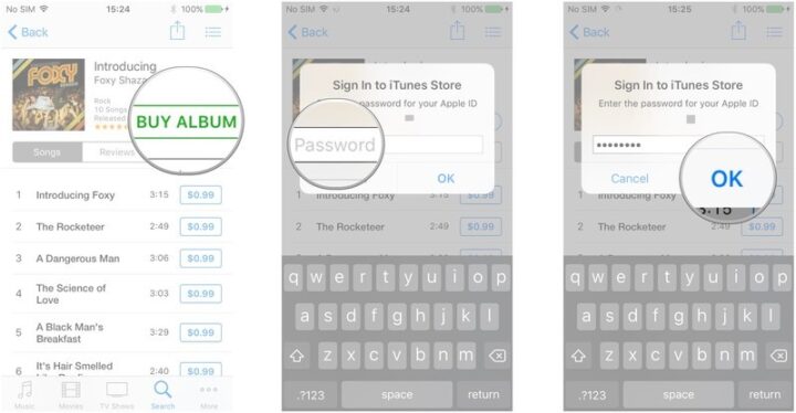 How to download music, movies, TV shows, and ringtone from the iTunes Store on iPhone and iPad?
