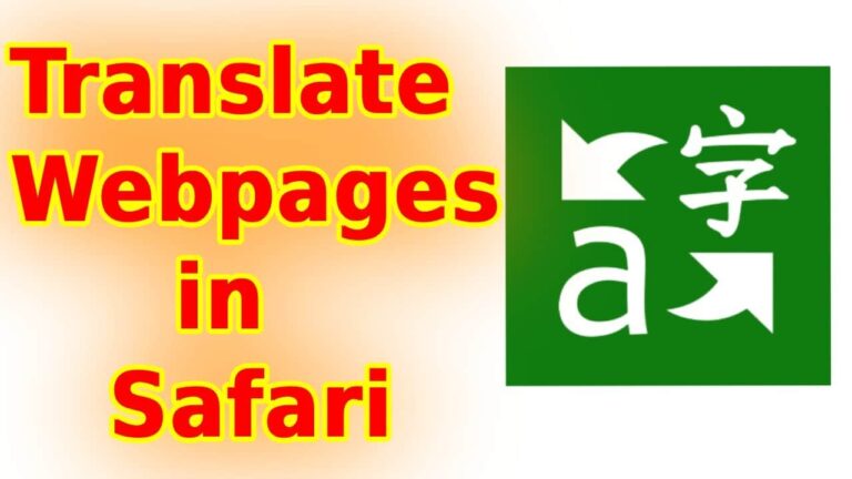 translate page safari ipad