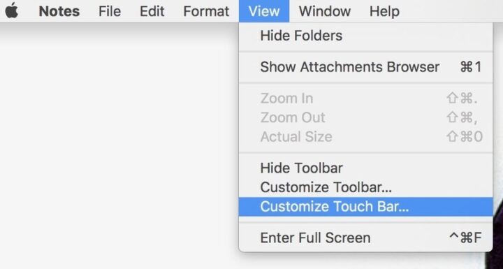 Customize the Touch Bar