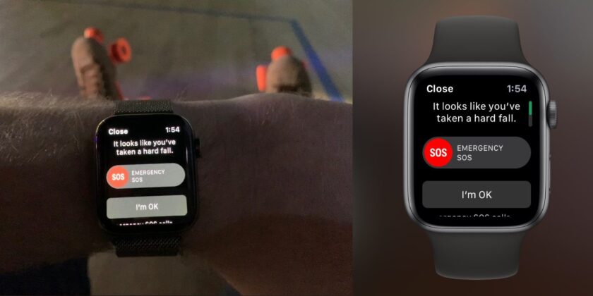 Функция обнаружения падения на apple watch что это