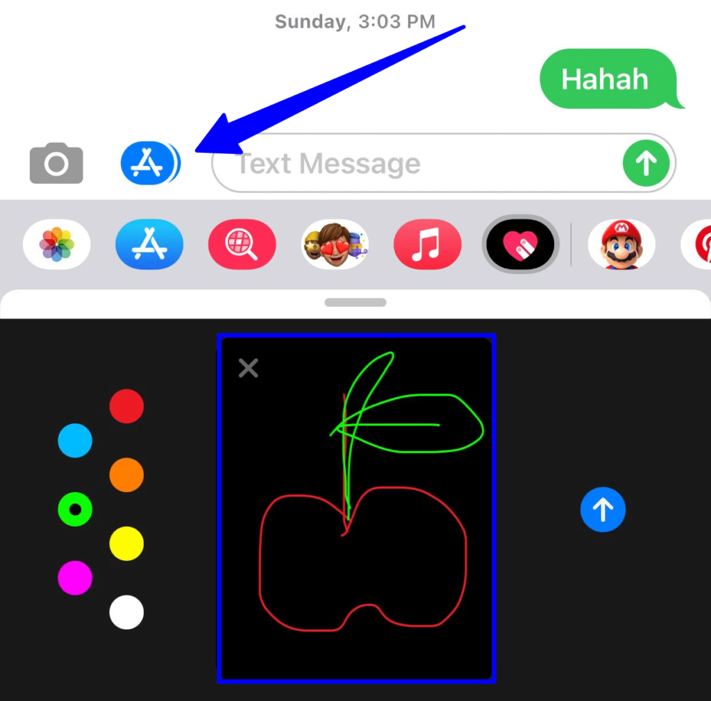 How to use Digital Touch and handwriting in Message?
