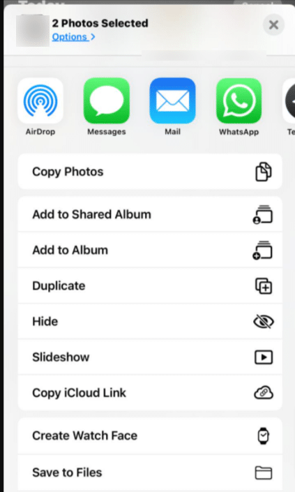hide photos on iPhone