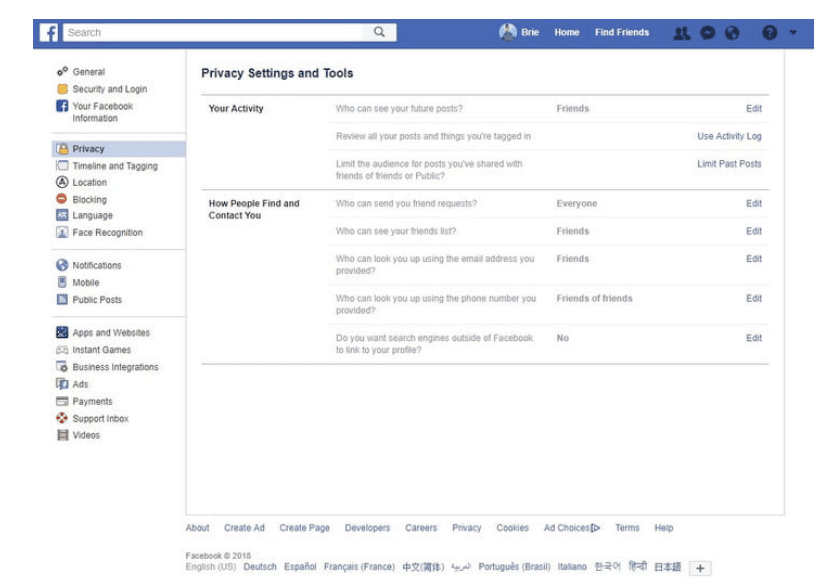 how to use Facebook- Setting Up Privacy Settings in facebook